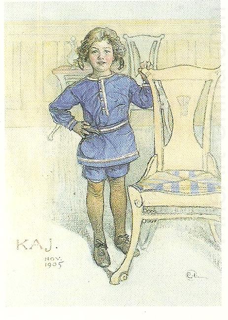 kaj bonnier, 4 ar, Carl Larsson